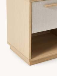 Wooden Bedside Table Wisp with Upholstered Front - thumbnail 7