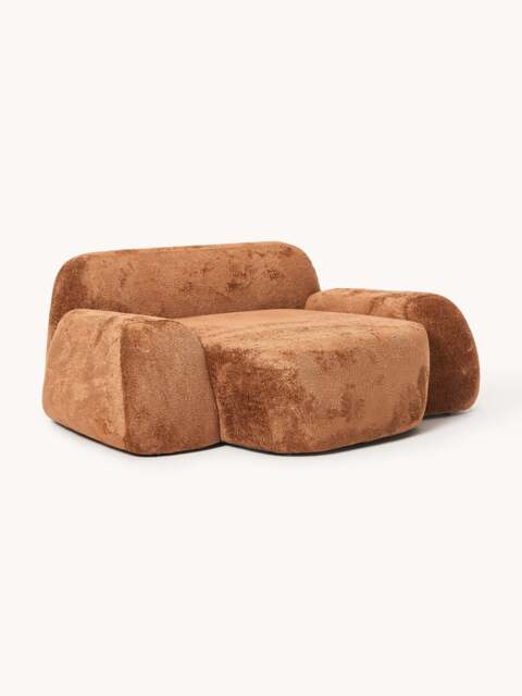 XL Teddy Bouclé Lounge Chair Wolke - image 1