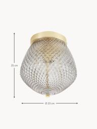 Small Glass Ceiling Lamp Orbiform - thumbnail 7