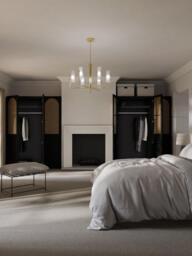 Modular Hinged Door Wardrobe Jeanne, 150 cm Wide, in various sizes - thumbnail 8