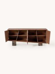 Wooden Sideboard Tundra with Emperador Marble Legs - thumbnail 3