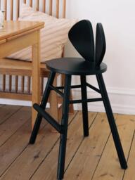 Kids Oak Wood High Chair Mouse Junior - thumbnail 3