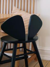 Kids Oak Wood High Chair Mouse Junior - thumbnail 2