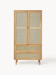 Small Wardrobe Aries with Viennese Wickerwork, 2-doors - thumbnail 3