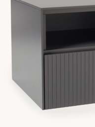 Wall-Mounted Bedside Table Shea with Ribbed Front - thumbnail 8