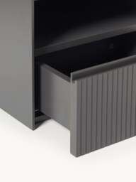 Wall-Mounted Bedside Table Shea with Ribbed Front - thumbnail 7