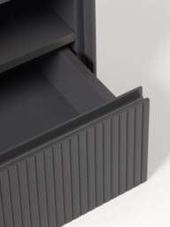 Wall-Mounted Bedside Table Shea with Ribbed Front - thumbnail 6