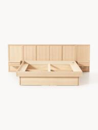 Wooden Bed Nanto with Drawers Tables and Headboard - thumbnail 5
