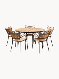 Teak Wood Garden Chairs Ellen, Set of 2 - thumbnail 6