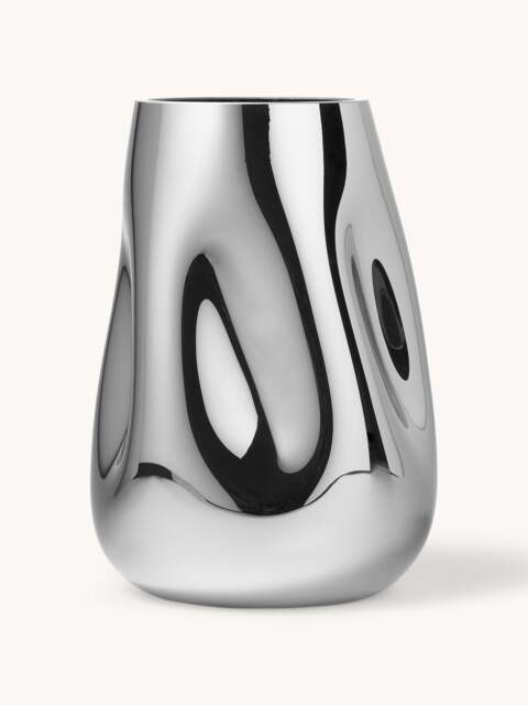 Mouth-Blown Glass Vase Mirror, H 26 cm - image 1