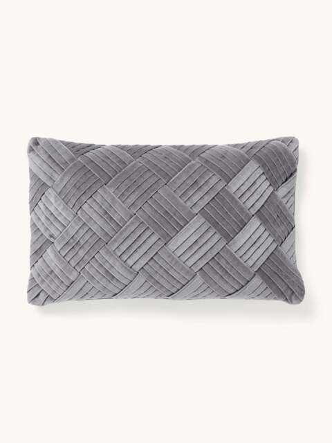 Velvet Cushion Cover Sina with Woven Pattern - image 1