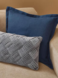 Velvet Cushion Cover Sina with Woven Pattern - thumbnail 9