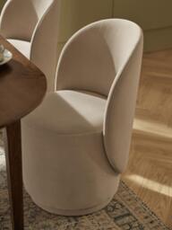 Upholstered Velvet Chair Zeyno - thumbnail 8