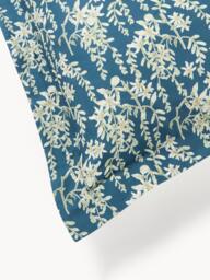 Cotton Sateen Duvet Cover Leticia with Floral Print - thumbnail 6