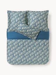 Cotton Sateen Duvet Cover Leticia with Floral Print - thumbnail 2