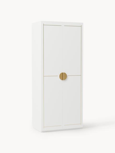 Modular Hinged Door Wardrobe Denise, 100 cm Wide, in various sizes