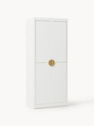 Modular Hinged Door Wardrobe Denise, 100 cm Wide, in various sizes