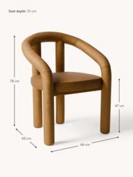 Velvet Arm Chair Calan - thumbnail 7