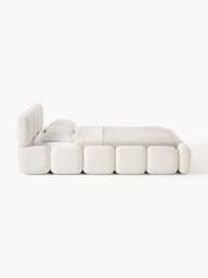 Upholstered Teddy Bouclé Bed Tayla - thumbnail 4