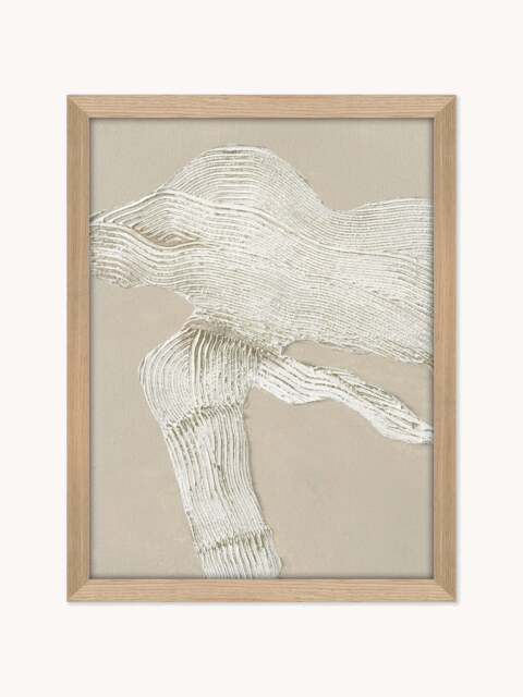 Hand-Painted Framed Canvas Art Shape 1 - image 1