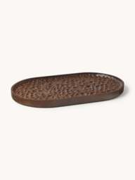Decorative Acacia Wood Tray Camila, W 45 cm