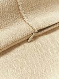 Hand-Woven Cushion Cover Terre with Decorative Seam - thumbnail 4