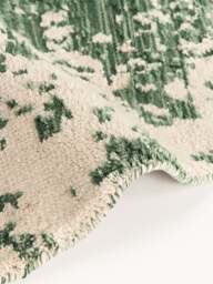 Round Hand-Woven Wool Rug Cynthia with Abstract Pattern - thumbnail 5