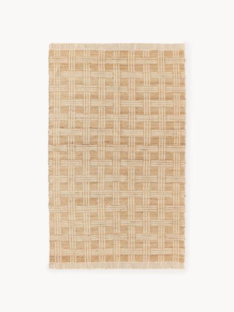 Hand-Woven Jute Rug Almir with Fringes - image 1