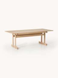 Extendable Oak Wood Dining Table Brynn, in various sizes