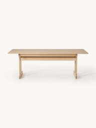 Extendable Oak Wood Dining Table Brynn, in various sizes - thumbnail 2