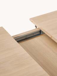 Extendable Oak Wood Dining Table Brynn, in various sizes - thumbnail 7