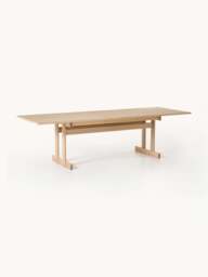 Extendable Oak Wood Dining Table Brynn, in various sizes - thumbnail 3