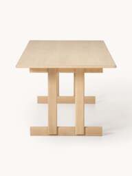 Extendable Oak Wood Dining Table Brynn, in various sizes - thumbnail 4