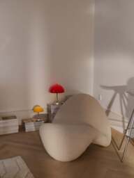 Dimmable Portable LED Table Lamp Panthella 250, Design Verner Panton - thumbnail 5