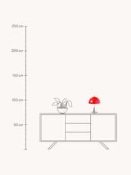 Dimmable Portable LED Table Lamp Panthella 250, Design Verner Panton - thumbnail 9