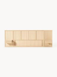Wooden Bed Nanto with Drawers Tables and Headboard - thumbnail 2