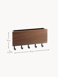 Wall-Mounted Coat Rack Rin with Magnetic Back - thumbnail 4