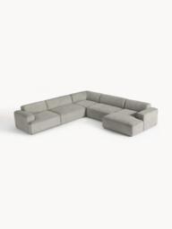 XL Corduroy Corner Sofa Melva - thumbnail 1