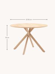 Round Dining Table Korsa, Ø 110 cm - thumbnail 4