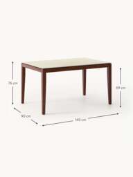 Travertine Effect Dining Table Jackson, in various sizes - thumbnail 7