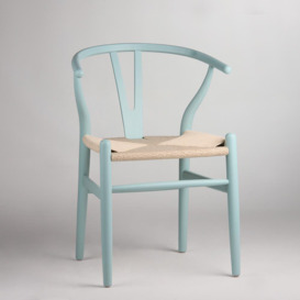 Wishbone Inspired Olson Dining Chair - Eggshell Frame - Natural Seat  - Where Saints Go Beech - thumbnail 2