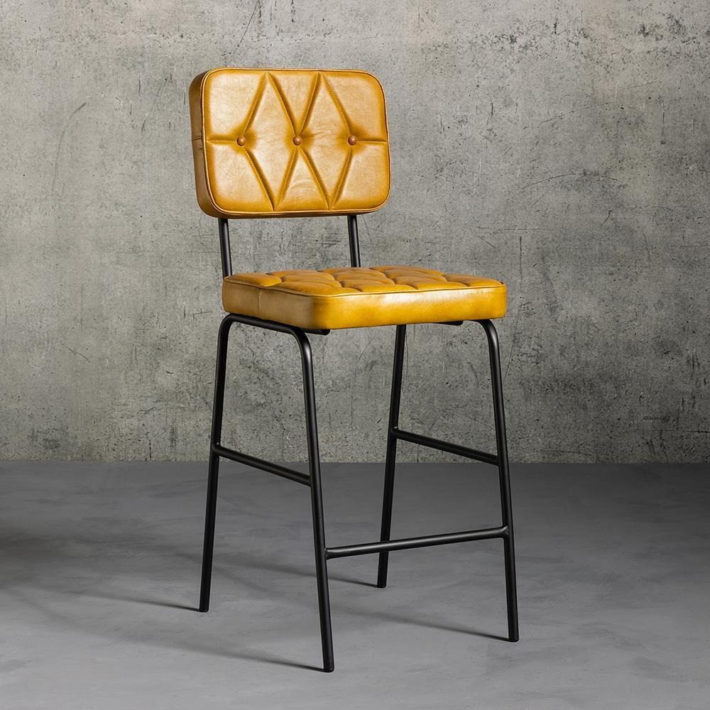 Bar Chairs Yellow Bar Stools Uk Curzon Bar Stool Yellow Seat Black