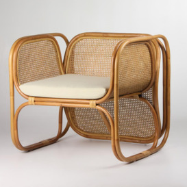 Bermuda Chair - Honey with Cream Cushion  - Where Saints Go - thumbnail 3