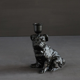 Baxter Candleholder - Black Dog Design  - Where Saints Go polyresin - thumbnail 3