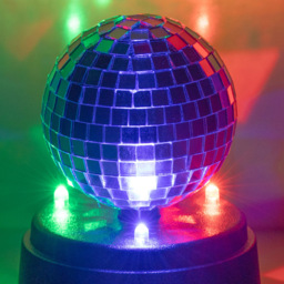 Global Gizmos Rotating Disco Mirror Ball 3 inch - Size: 9.2 x 12 x 9.4cm - Multi - Wilko - thumbnail 7