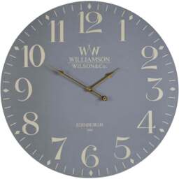 Premier Housewares Classical Grey Round Wall Clock 60cm - Size: 60 x 5 x 60cm - Wilko - thumbnail 1