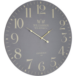 Premier Housewares Classical Grey Round Wall Clock 60cm - Size: 60 x 5 x 60cm - Wilko - thumbnail 3