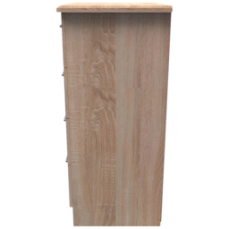 Crowndale Sherwood 4 Drawer Bardolino Oak Midi Chest of Drawers - Brown - Wilko - thumbnail 4
