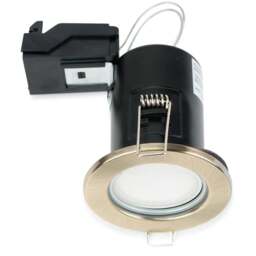 ValueLights Antique Brass Warm White LED Ceiling Downlight 4 Pack - Gold - Wilko