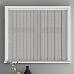 Polyester Vertical Blinds Grey 1.83 x 2.29m - Wilko